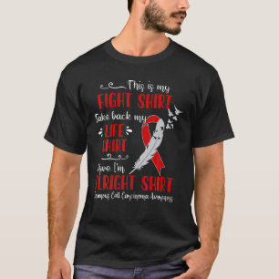 Womens Squamous Cell Carcinoma Awareness My Fight T-Shirt