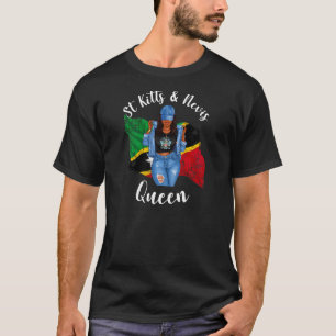 Womens St Kitts And Nevis Queen Dreadlocks Hair Sa T-Shirt