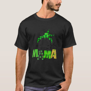 Womens St Patrick Day Cute Irish For Mum One Lucky T-Shirt