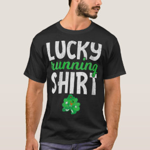 Womens St Patricks Day 5K Lucky Running Funny Sha T-Shirt