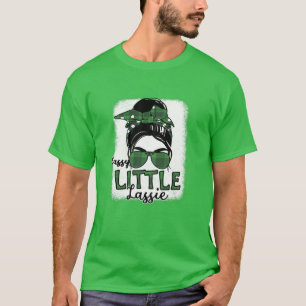 Womens St Patricks Day Cute Sassy Little Lassie Fu T-Shirt