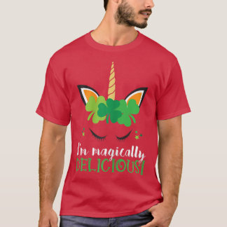 Womens St Patricks Day I'm Magically Delicious Fun T-Shirt