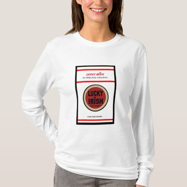 Womens St. Patrick's Day T-Shirt (Front)