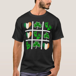 Womens St Pattys Pregnancy Announcement St Patrick T-Shirt