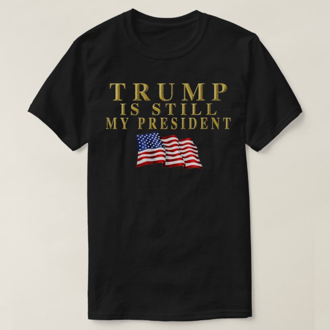 Womens Still My President Trump VNeck  T-Shirt (Design Front)