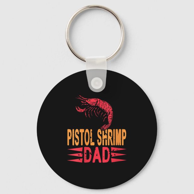 Womens Stol Shrimp Dad Crustacean Humour For Marin Key Ring (Front)