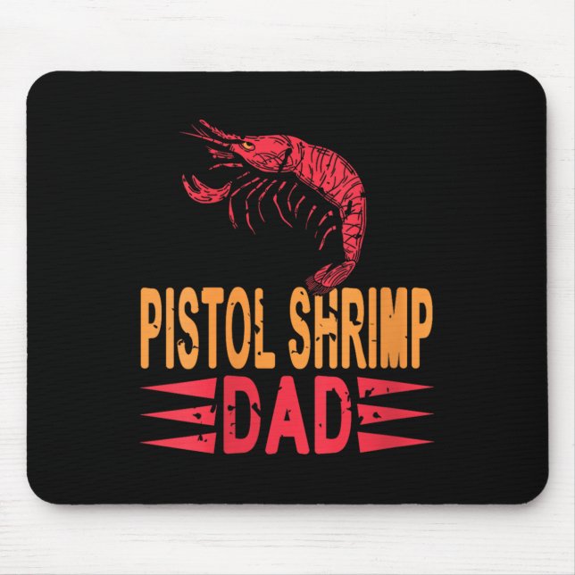 Womens Stol Shrimp Dad Crustacean Humour For Marin Mouse Mat (Front)