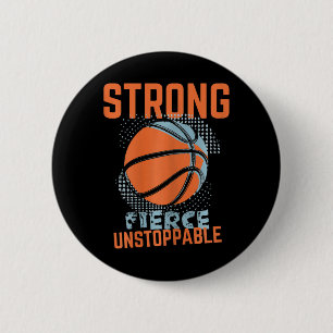 Womens Strong 6 Cm Round Badge
