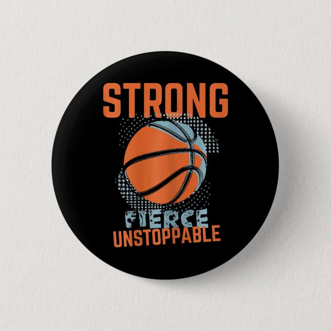 Womens Strong  6 Cm Round Badge (Front)