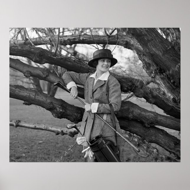 Women's Style in Golf Attire: early 1900s Poster (Front)