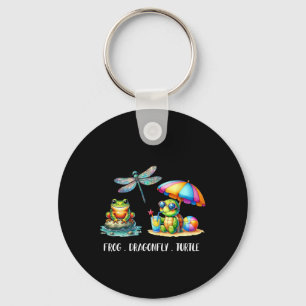 Womens Subtle Political Humour Frog Dragonfly Turt Key Ring