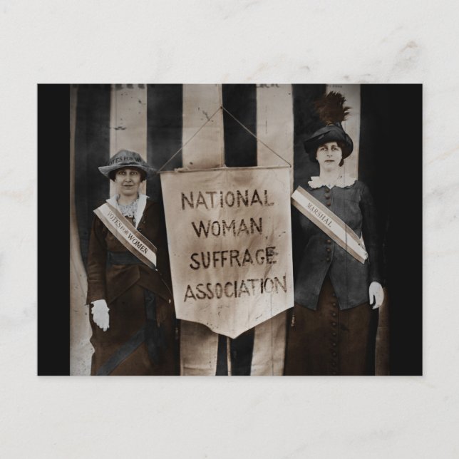 Women's Suffrage Movement Postcard (Front)