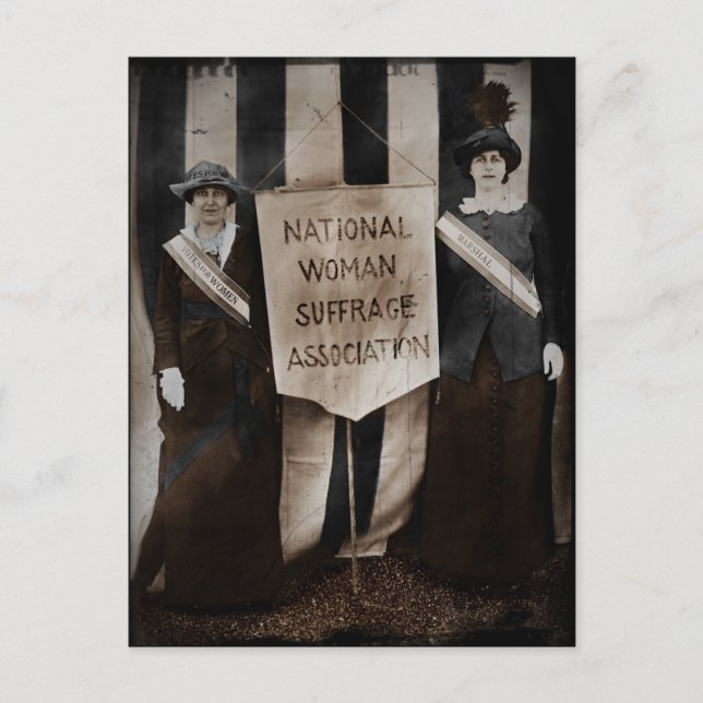 Women's Suffrage Movement Postcard (Front)