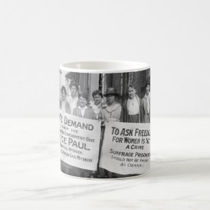 Women's Suffrage Pickets, 1917 Coffee Mug