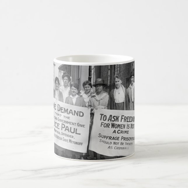 Women's Suffrage Pickets, 1917 Coffee Mug (Center)