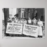 Women's Suffrage Pickets: 1917
