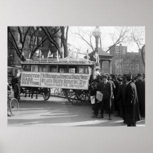 Women's Suffrage Rally, 1919 Poster