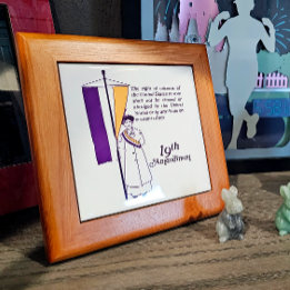 Women's Suffrage Tile