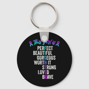Womens Suicide Prevention Awareness Week Motivatio Key Ring