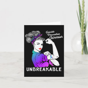 Womens Suicide Prevention Warrior Awareness Week U Card