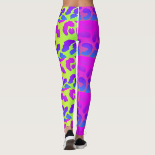 Women's Summer Colorful Leopard Clothing Leggings