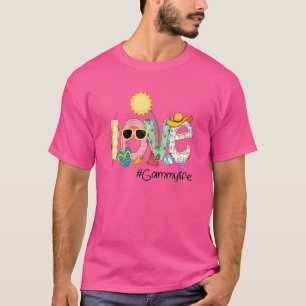Womens Summer Love Gammylife Gammy Love Vacatio T-Shirt