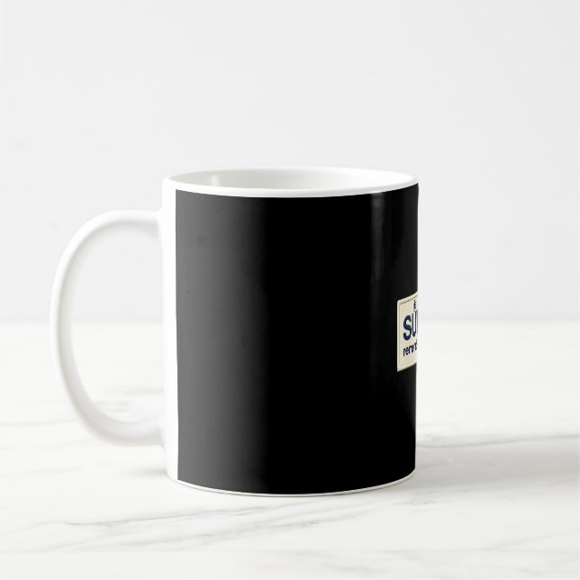 Women's summer remembering why faux embroidery coffee mug (Left)