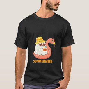 Womens Summerween Bucket Hat Ghost Drinking Pina C T-Shirt