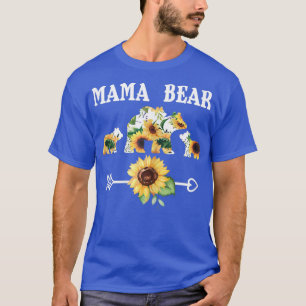 Womens Sunflower Matching Family Outfits Funny Mam T-Shirt