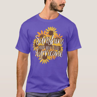 Womens Sunflower SublimationPositivity Quote Funny T-Shirt