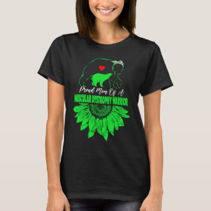 Womens Sunflower Warrior Muscular Dystrophy Awaren T-Shirt