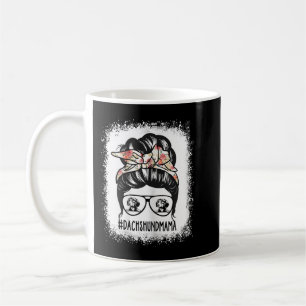 Womens Sunglasses Dachshund Mum Messy Bun Hair Gla Coffee Mug