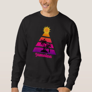 Womens Sunset Retro Beach Cruise Summer Vacation J Sweatshirt