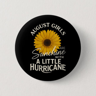 Womens Suower August Girls Outfit Horoscope 6 Cm Round Badge