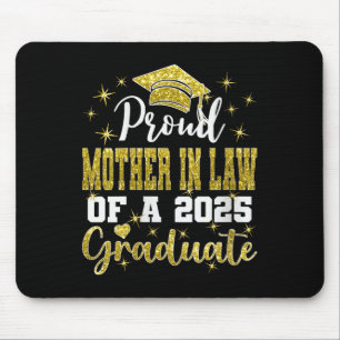 Womens Super Proud Mother In Law Of 2025 Graduate Mouse Mat