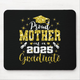 Womens Super Proud Mother Of 2025 Graduate Senior Mouse Mat