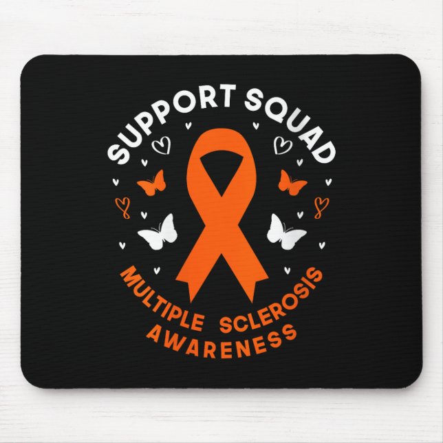 Womens Support Squad Multiple Sclerosis Awareness  Mouse Mat (Front)