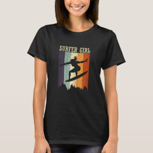 Womens Surfing Surfkini Surfing Board Surfs Surf K T-Shirt