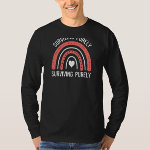 Womens Surviving Purely Out Of Spite Apparel Rain T-Shirt