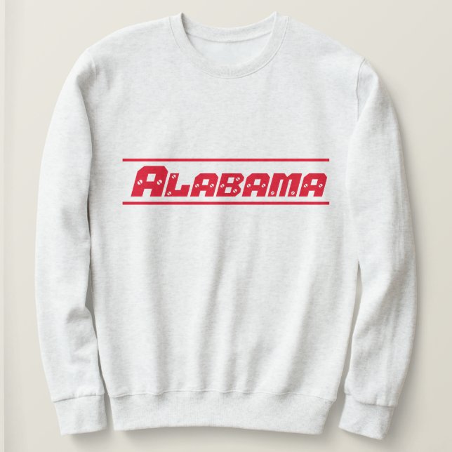Women's Sweatshirt-Alabama Sweatshirt (Design Front)