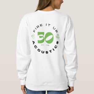 Womens sweatshirt - Alien fireitup + 30th Seal