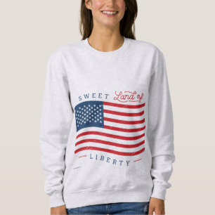 Women's Sweet Land of Liberty Patriotic Hoodie