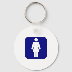 Womens Symbol Key Ring