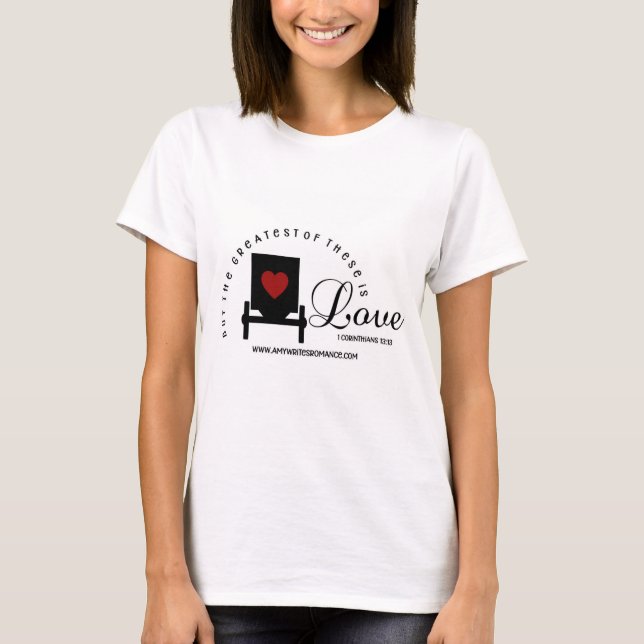 women's t shirt 1 Corinthians 13:13 (Front)