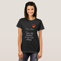 Women's T-Shirt Animal Paw Print