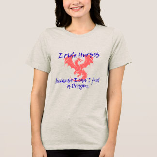 Women's T-Shirt Dragon Tri-Blend Shirt