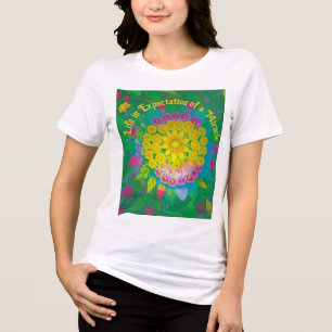 Women's T-shirt Frolar Print Tri-Blend Shirt