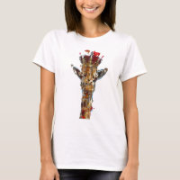 Women's T-shirt Giraffe- Animal Kingdom