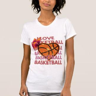 Women's T-Shirt " I Love Basketball"