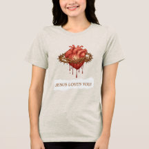Women's T-shirt Jesus Sacrifice on the Cross